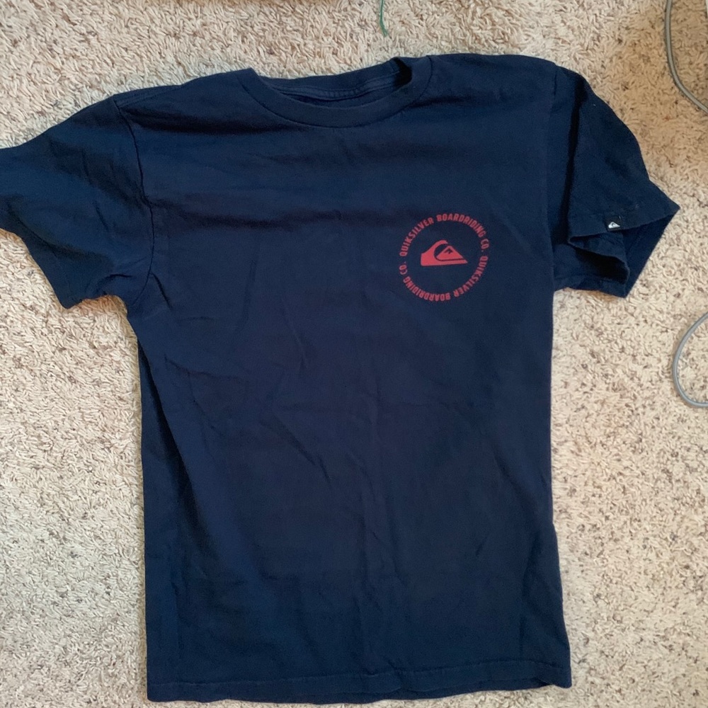 navy quicksilver tshirt